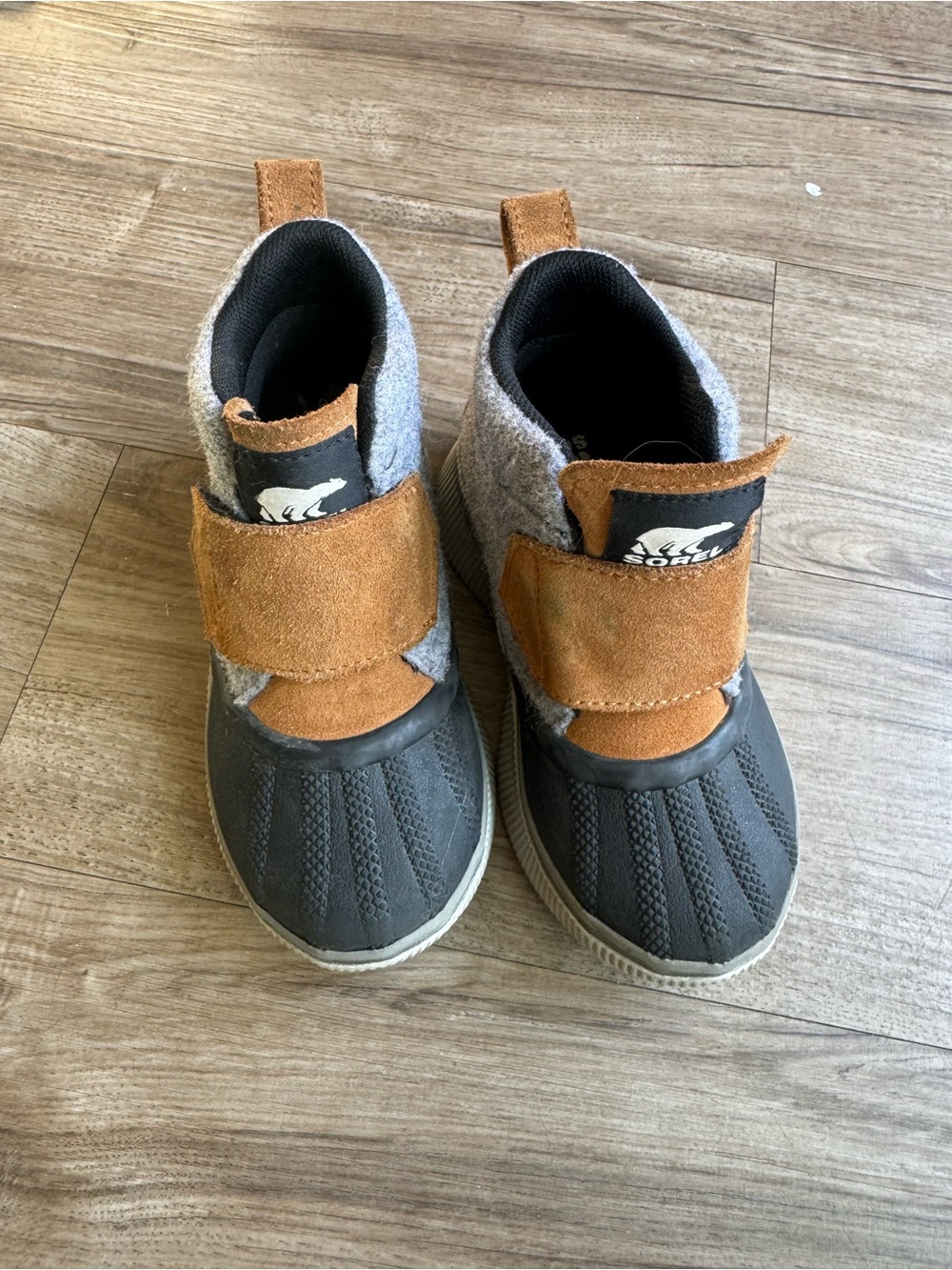 Sorel rain snow toddler kids boots size 12